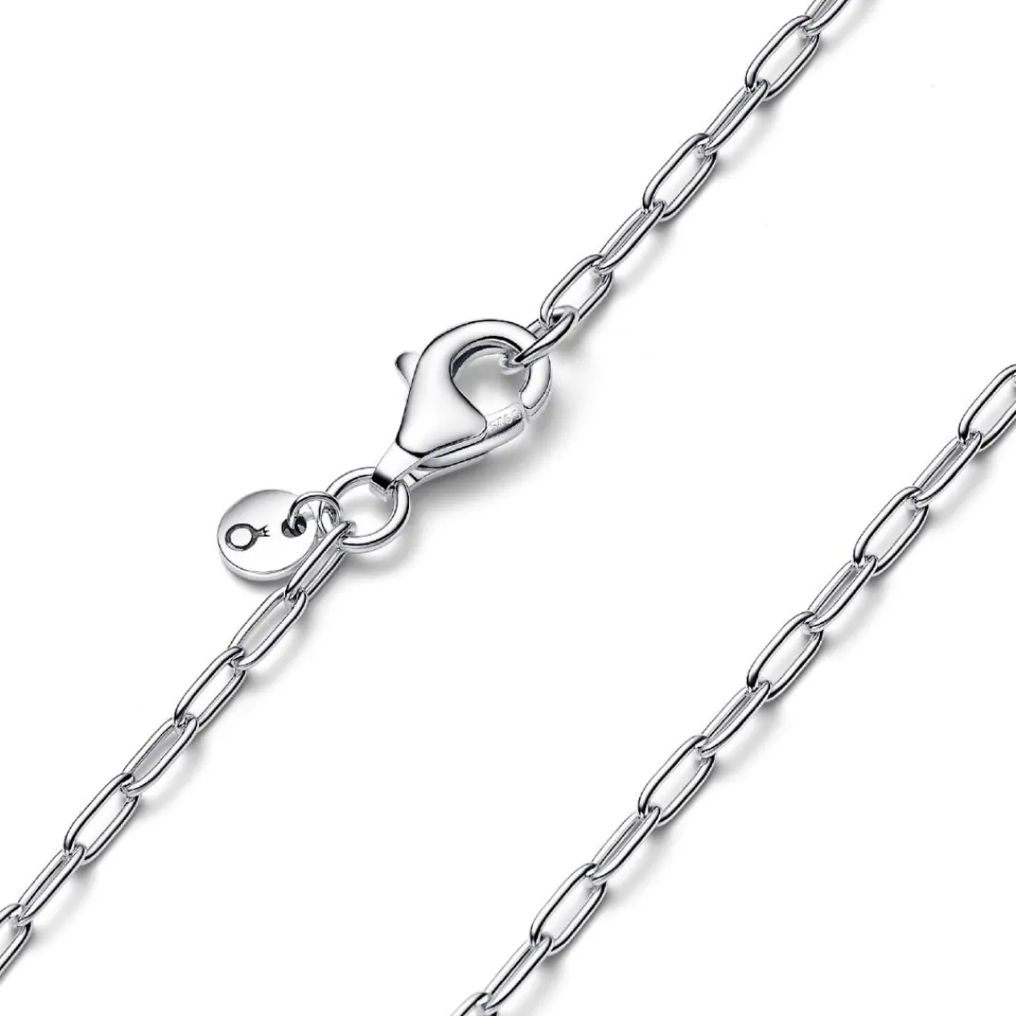 Pandora Collier Chaîne à Maillons Allongés Argent | Femme Collier Et Pendentif