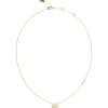 Guess Bijoux Collier Chrysalis Acier Doré Et Papillon Pavé De Zircons Cubiques | Femme Collier Et Pendentif