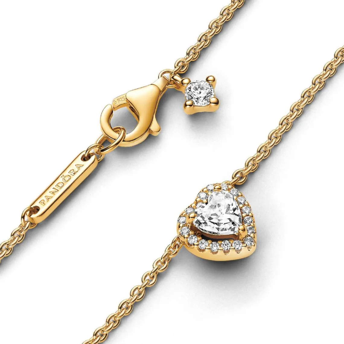 Pandora Collier Cœur Scintillant | Femme Collier Et Pendentif
