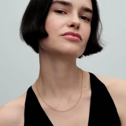 Pandora Collier Cœurs Imbriqués Doré | Femme Collier Et Pendentif