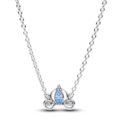 Pandora Collier Disney Carrosse de Cendrillon | Femme Collier Et Pendentif