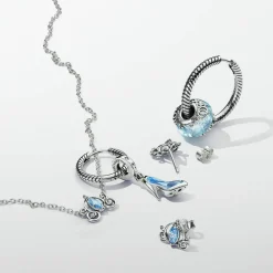 Pandora Collier Disney Carrosse de Cendrillon | Femme Collier Et Pendentif