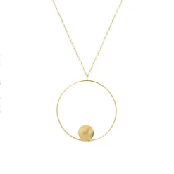 Diva Gioielli Collier Eclisse 17768-002 - Argent Doré | Femme Collier Et Pendentif