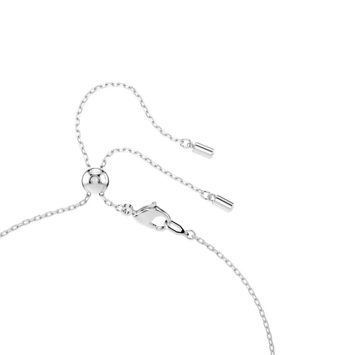Swarovski Bijoux Collier en Y Ariana Grande x Swarovski, Tailles variées, Cœur, Blanc, Métal rhodié | Femme Collier Et Pendentif