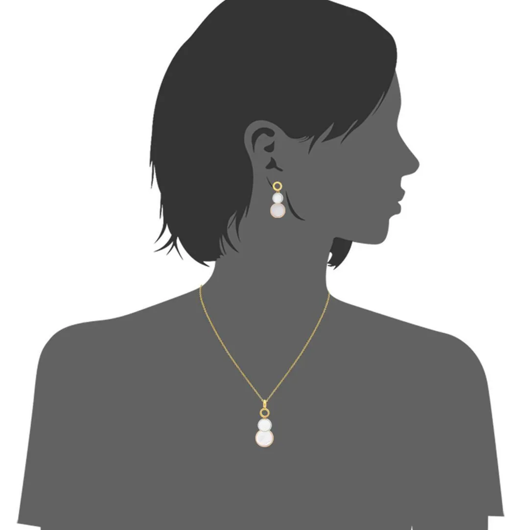 Edforce Collier et pendentif Femme 302-0100-S - Acier Doré | Femme Collier Et Pendentif