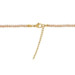 Edforce Collier et pendentif Femme 534-0116-N - Perle Doré | Femme Collier Et Pendentif