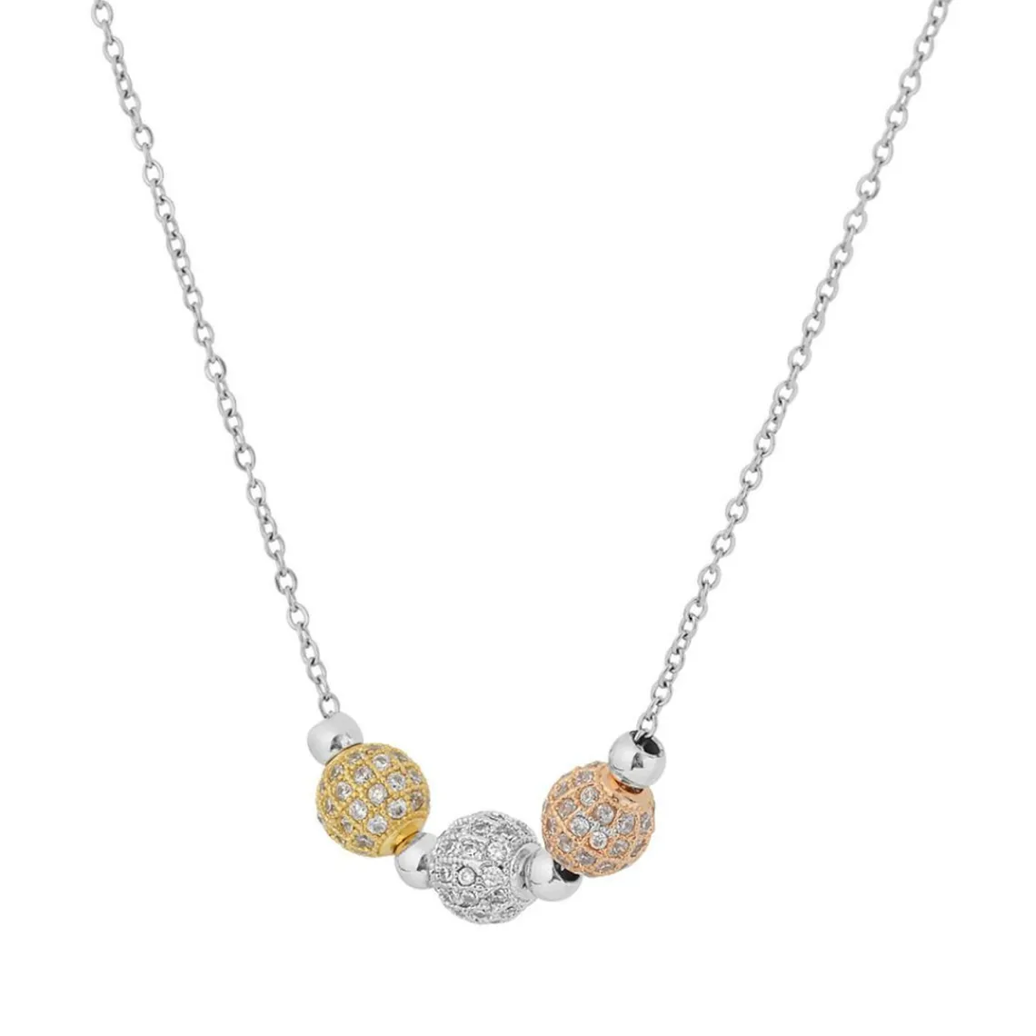 Edforce Collier et pendentif Femme 541-0046-N - Acier Argenté | Femme Collier Et Pendentif