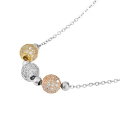 Edforce Collier et pendentif Femme 541-0046-N - Acier Argenté | Femme Collier Et Pendentif