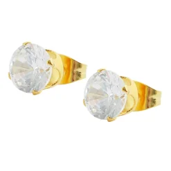 Edforce Collier et pendentif Femme 300-0127-S - Acier Doré | Femme Collier Et Pendentif