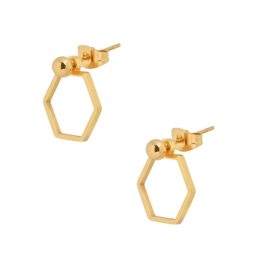 Edforce Collier et pendentif Femme 376-0011-S - Acier Doré | Femme Collier Et Pendentif