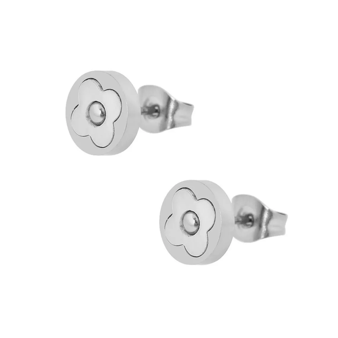 Edforce Collier et pendentif Femme 274-0036-S - Acier Argenté | Femme Collier Et Pendentif