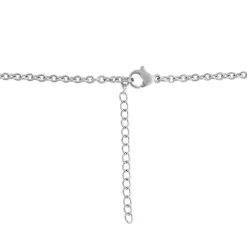 Edforce Collier et pendentif Femme 274-0036-S - Acier Argenté | Femme Collier Et Pendentif