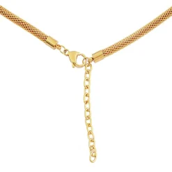 Edforce Collier et pendentif Femme 93-0840-S - Acier Doré | Femme Collier Et Pendentif