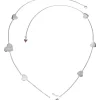Guess Bijoux Collier et pendentif Guess UBN11434 - Collier et pendentif Sautoir Coeurs Argent Femme | Femme Collier Et Pendentif