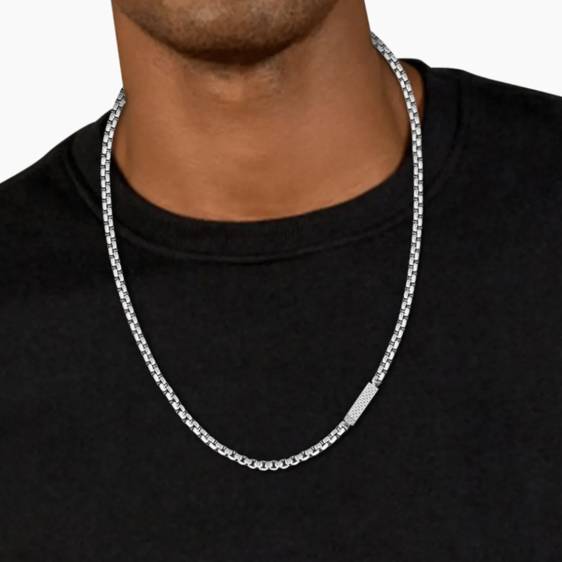 Lacoste Collier et pendentif 2040121 - Collier et pendentif Homme | Homme Colliers Et Pendentifs
