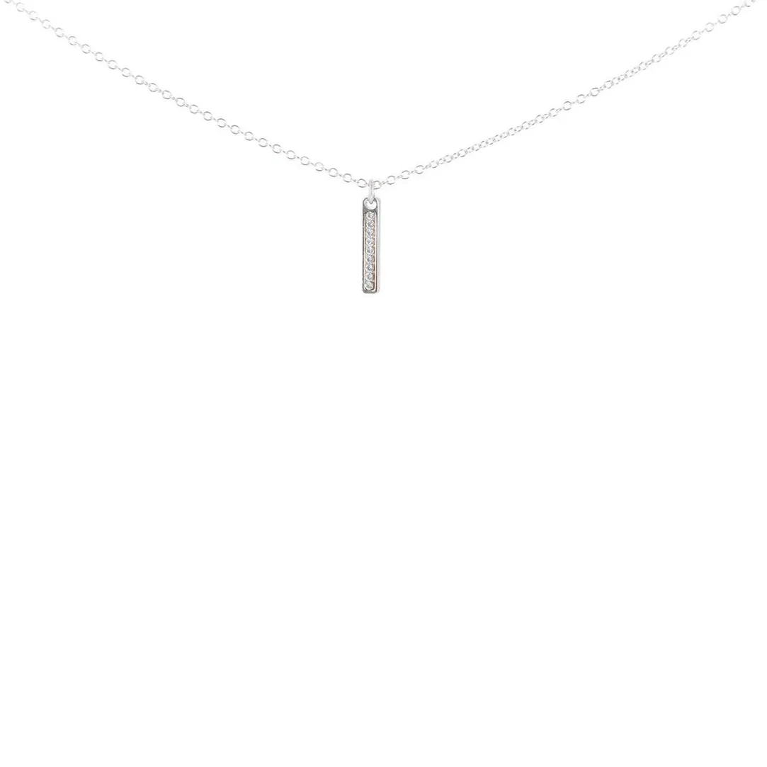 Les Interchangeables Collier et pendentif A54273 - Barette Strassée PM Palladium Cristal Femme | Femme Collier Et Pendentif