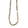 Les Interchangeables Collier et pendentif A60205 - Sautoir Bobo Chic Oeil du Tigre Femme | Femme Collier Et Pendentif