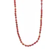 Les Interchangeables Collier et pendentif A59321 - Sautoir Bobo Chic Rouge Femme | Femme Collier Et Pendentif