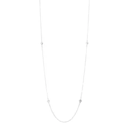 Les Interchangeables Collier et pendentif A59242 - Sautoir Coeur Palladium Femme | Femme Collier Et Pendentif
