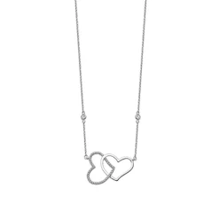 Lotus Silver Collier et pendentif MOMENTS LP1818-1-1 - Collier et pendentif MOMENTS Argent Coeur Femme | Femme Collier Et Pendentif