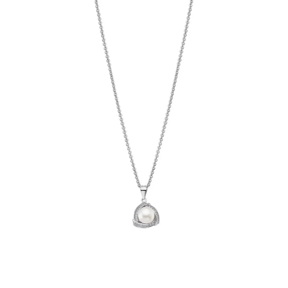 Lotus Silver Collier et pendentif LP1928-1/1 - perles Argent Femme | Femme Collier Et Pendentif