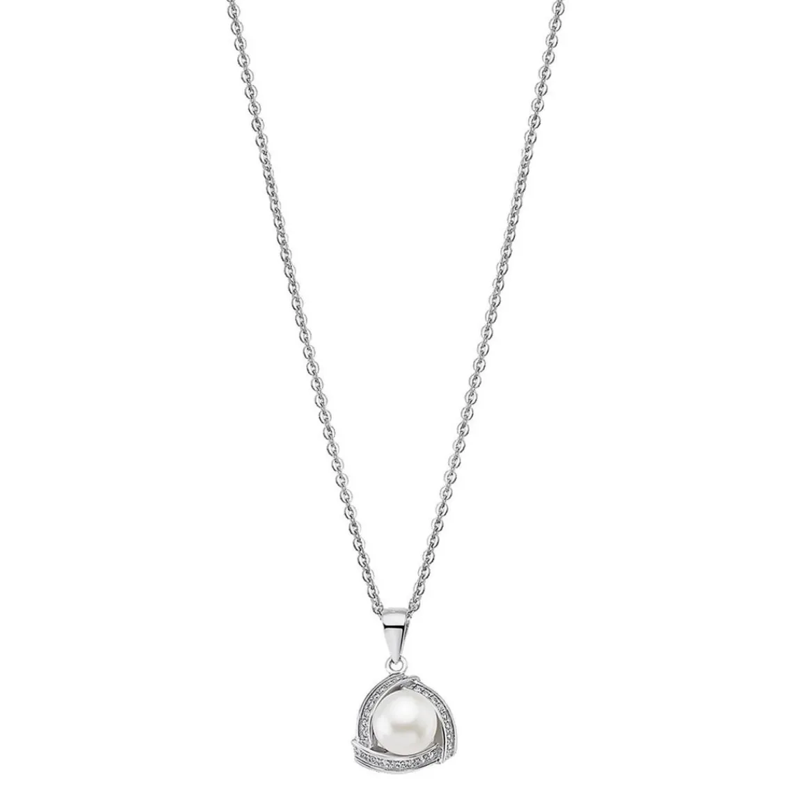 Lotus Silver Collier et pendentif LP1928-1/1 - perles Argent Femme | Femme Collier Et Pendentif