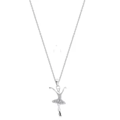 Lotus Silver Collier et pendentif LP1684-1/1 - danseuse fantasy Argent Femme | Femme Collier Et Pendentif