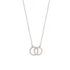 Lotus Silver Collier et pendentif LP1955-1/1 - 2 cercles moments Argent Femme | Femme Collier Et Pendentif