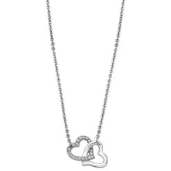 Lotus Style Bijoux Collier et pendentif WOMAN'S HEART LS1912-1-1 - Collier et pendentif WOMAN'S HEART Acier Femme | Femme Collier Et Pendentif