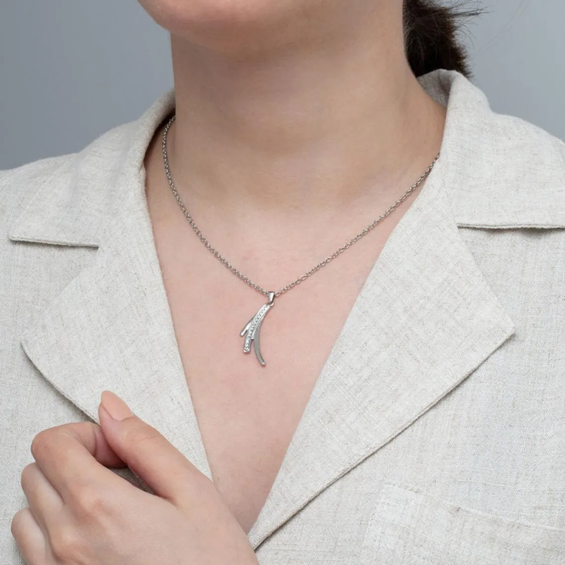 Lotus Style Bijoux Collier et pendentif Lotus Style LS1949-1/1 - bliss Acier | Femme Collier Et Pendentif