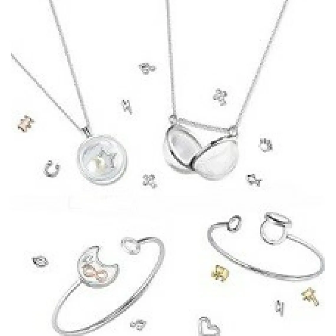 Morellato Bijoux Collier et pendentif Morellato SAMB02 - VITA Argent Rhodiè 925/1000 Verre 75 cm Femme | Femme Collier Et Pendentif