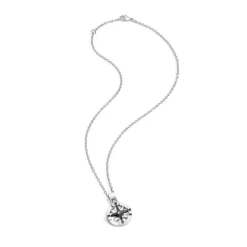 Sector Bijoux Collier et pendentif Sector SADQ01 - Collier et pendentif Etoile Argenté Homme | Homme Colliers Et Pendentifs