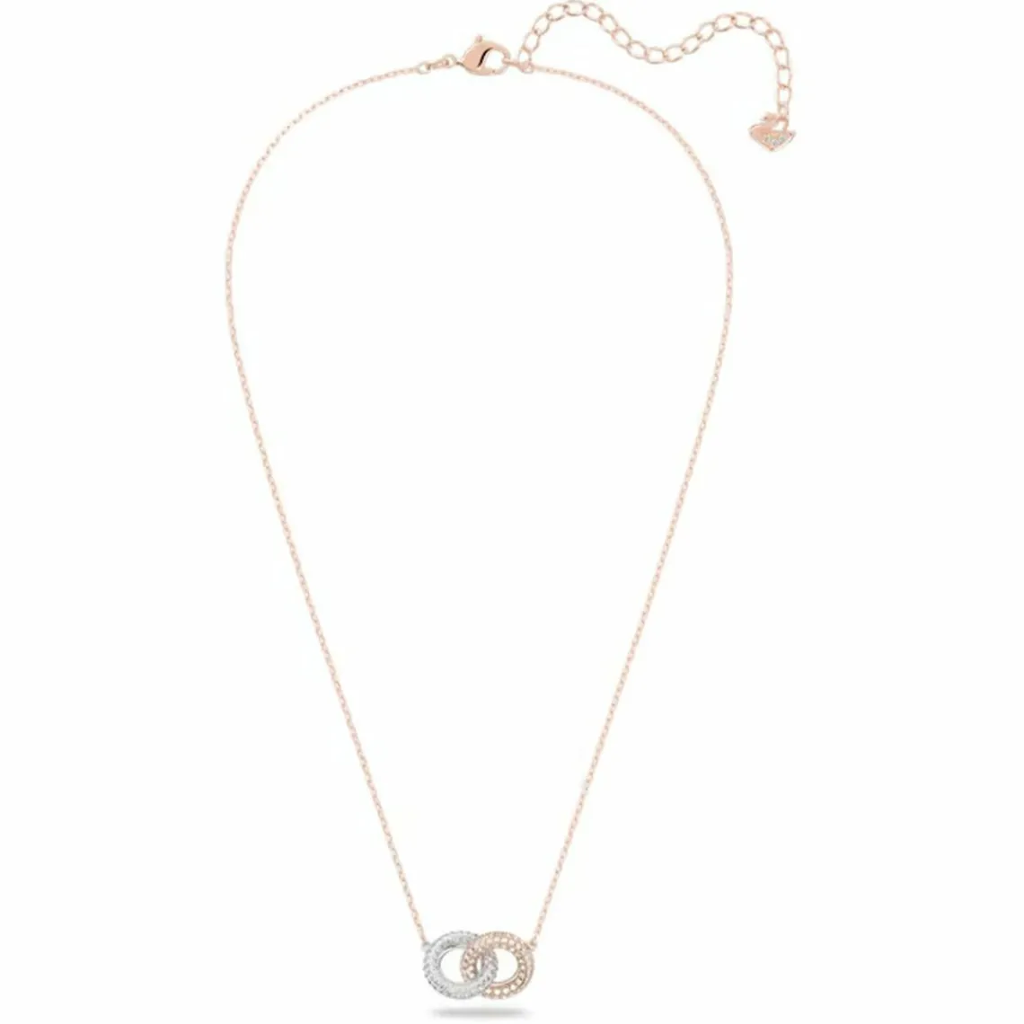 Swarovski Bijoux Collier et pendentif 5414999 - Acier Doré Rose Cristaux Swarovski Femme | Femme Collier Et Pendentif