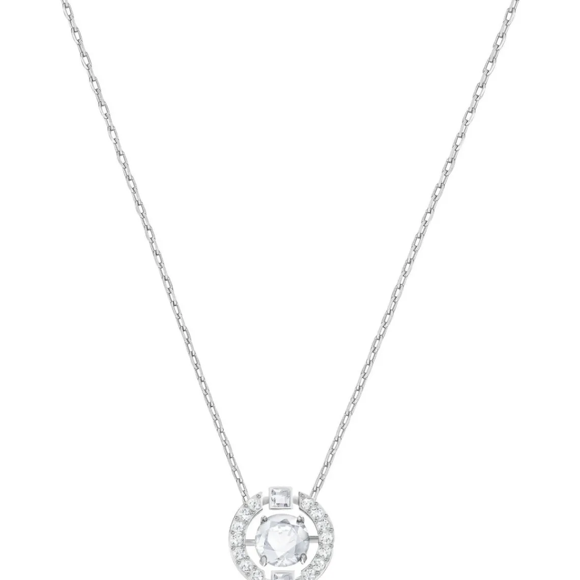 Swarovski Bijoux Collier et pendentif Swarovski 5286137 - Collier et pendentif Acier Cristal Argenté Femme | Femme Collier Et Pendentif