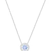 Swarovski Bijoux Collier et pendentif Swarovski 5279425 - Collier et pendentif Acier Cristal Bleu Femme | Femme Collier Et Pendentif