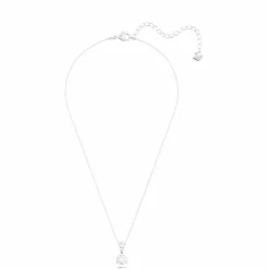 Swarovski Bijoux Collier et pendentif Swarovski 5472635 - Pendentif Solitaire Métal Rhodié et Cristaux Étincelants Femme | Femme Collier Et Pendentif
