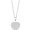 Ti Sento Collier et pendentif 6745ZI - Collier et pendentif Argent Cristaux Femme | Femme Collier Et Pendentif