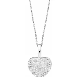 Ti Sento Collier et pendentif 6745ZI - Collier et pendentif Argent Cristaux Femme | Femme Collier Et Pendentif