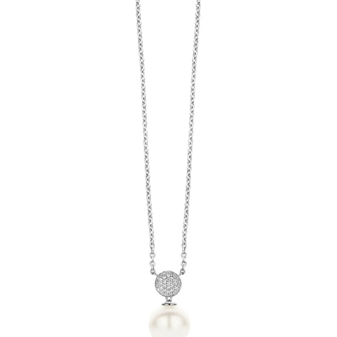 Ti Sento Collier et pendentif 3854PW-42 - Collier et pendentif Blanc Argent Femme | Femme Collier Et Pendentif