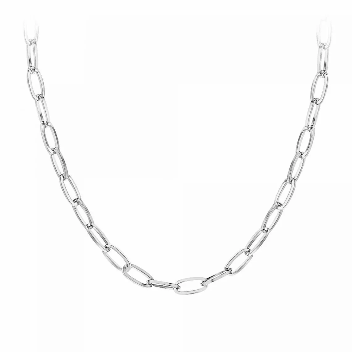 Angèle M Bijoux Collier femme Angèle M B2368-ARGENT - Acier Argent | Femme Collier Et Pendentif