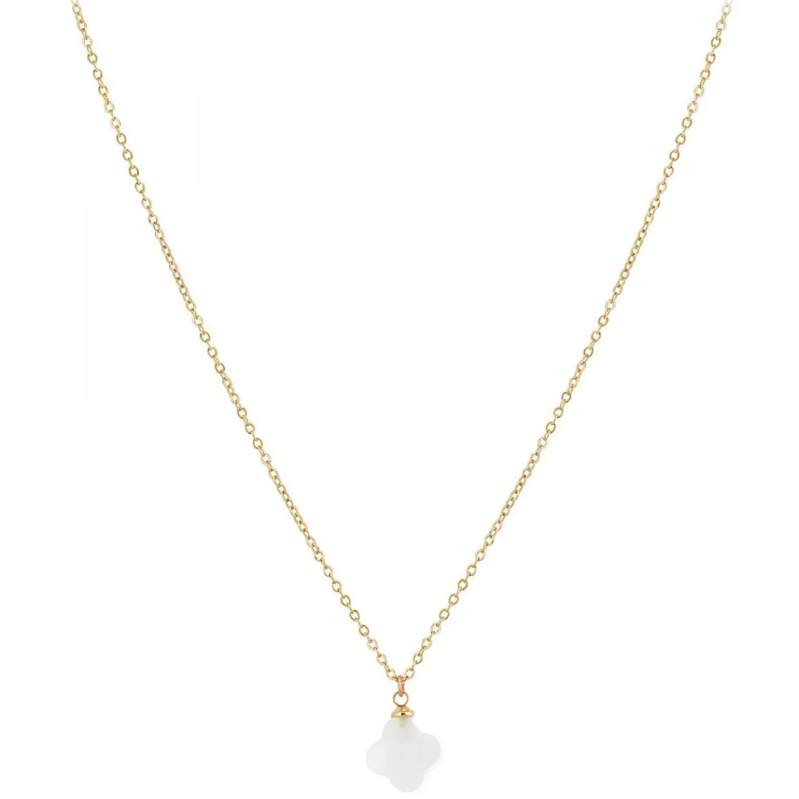 Angèle M Bijoux Collier femme Angèle M B2481-BLANC | Femme Collier Et Pendentif