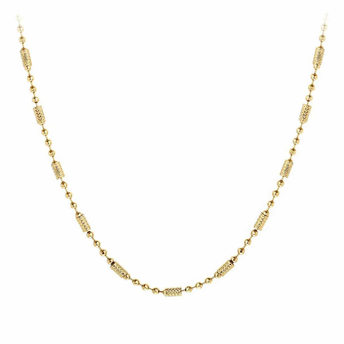 Angèle M Bijoux Collier femme Angèle M - B2376-DORE Acier Doré | Femme Collier Et Pendentif