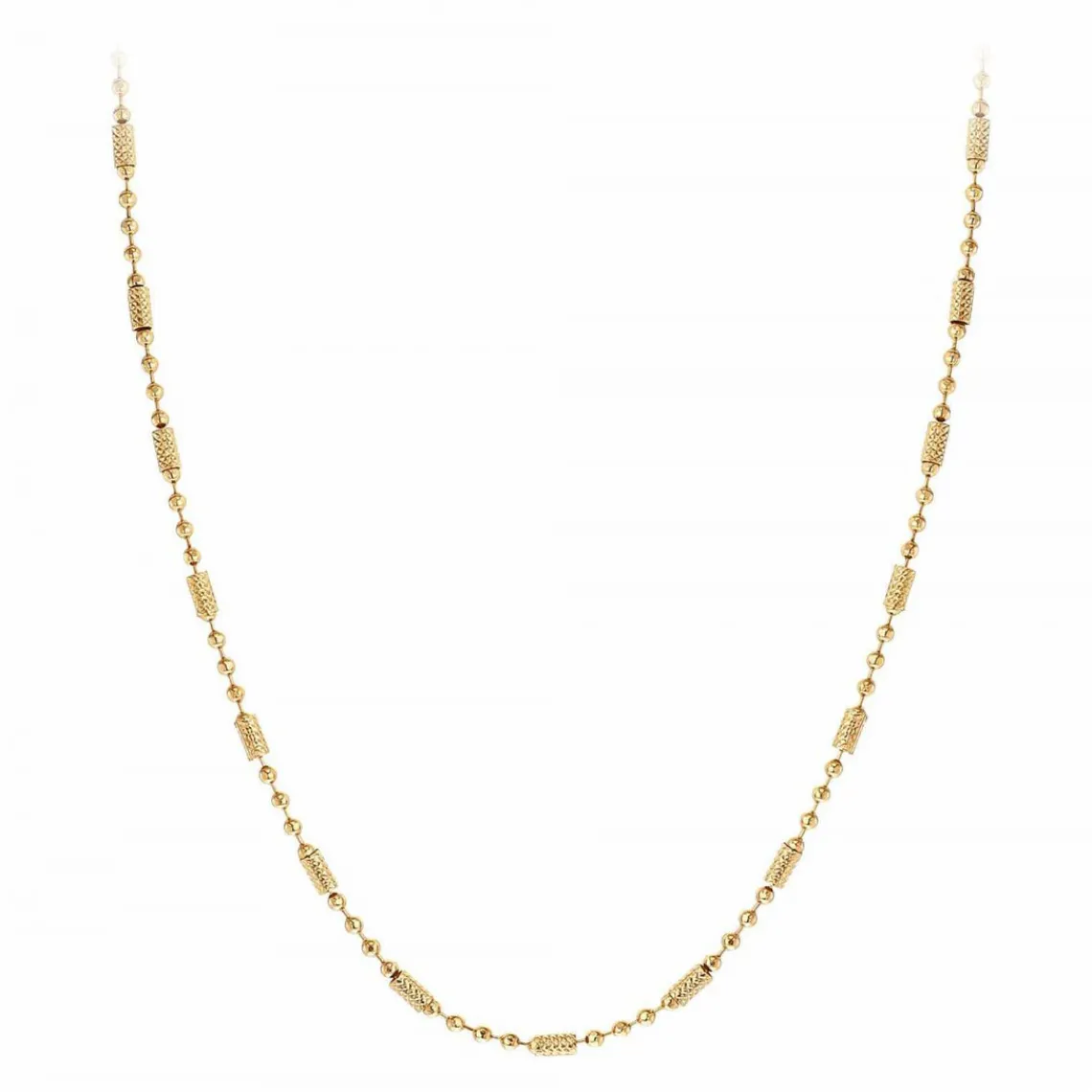 Angèle M Bijoux Collier femme Angèle M - B2376-DORE Acier Doré | Femme Collier Et Pendentif
