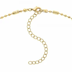 Angèle M Bijoux Collier femme Angèle M - B2376-DORE Acier Doré | Femme Collier Et Pendentif