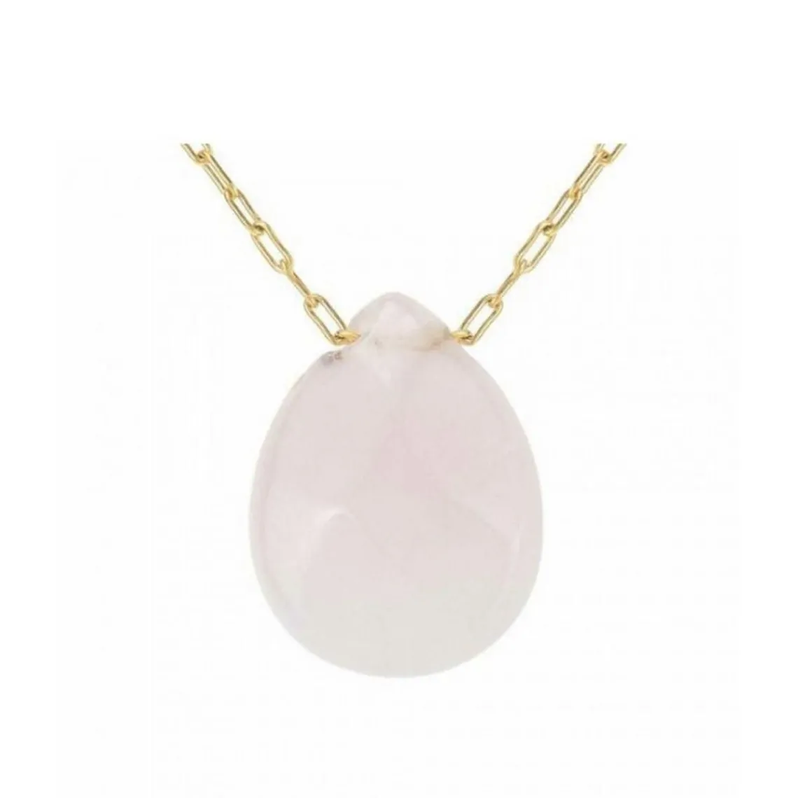 Angèle M Bijoux Collier femme Angèle M - B2498-ROSE Acier Doré | Femme Collier Et Pendentif