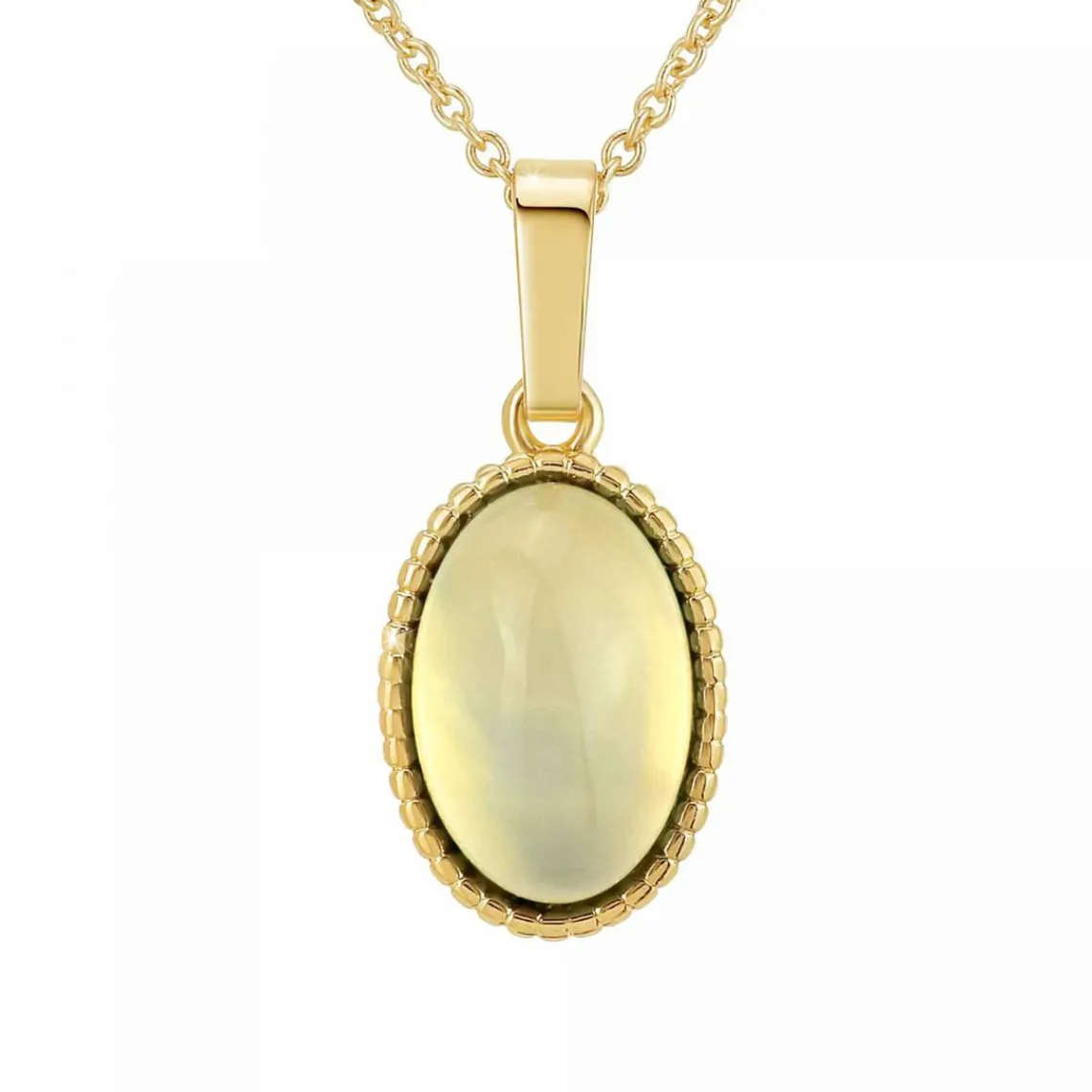 Angèle M Bijoux Collier femme Angèle M B2458-WHITE-ONYX - Métal Doré | Femme Collier Et Pendentif