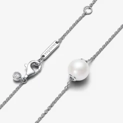 Pandora Collier femme argent avec perle et zircon | Femme Collier Et Pendentif