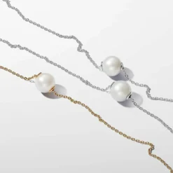 Pandora Collier femme argent avec perle et zircon | Femme Collier Et Pendentif