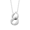 Maison de la Bijouterie Collier femme argent double pendentif oxyde VW3WVZ45 | Femme Collier Et Pendentif
