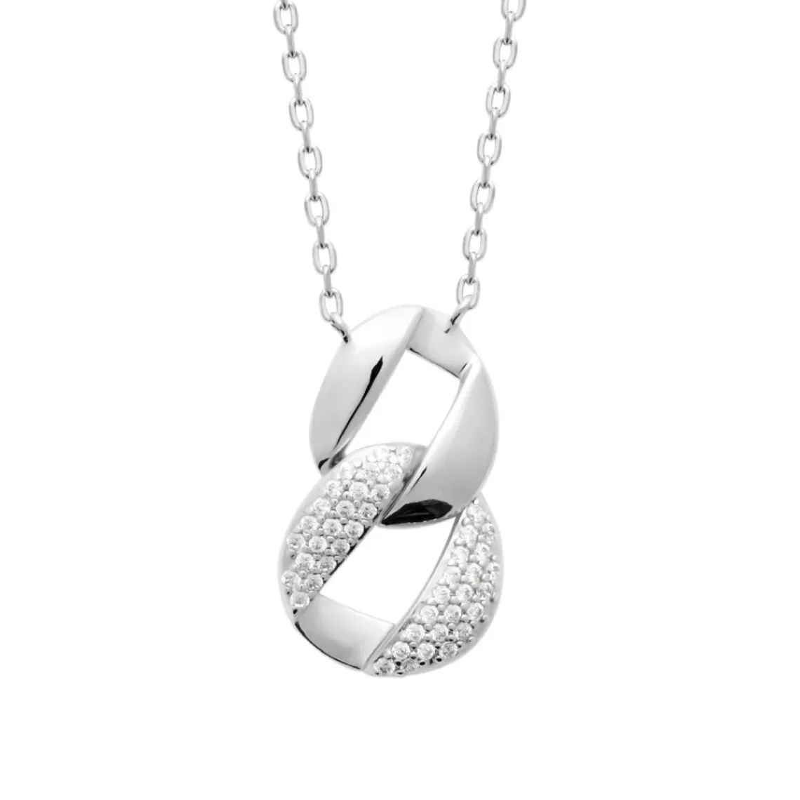Maison de la Bijouterie Collier femme argent double pendentif oxyde VW3WVZ45 | Femme Collier Et Pendentif